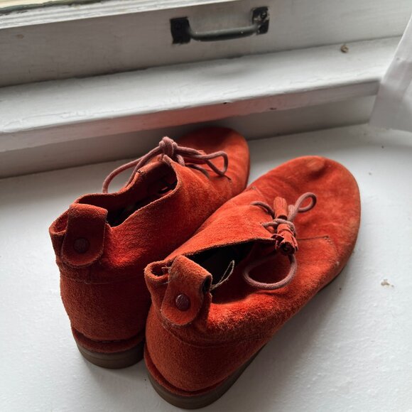 Red Suede Shoes - Picture 2 of 4